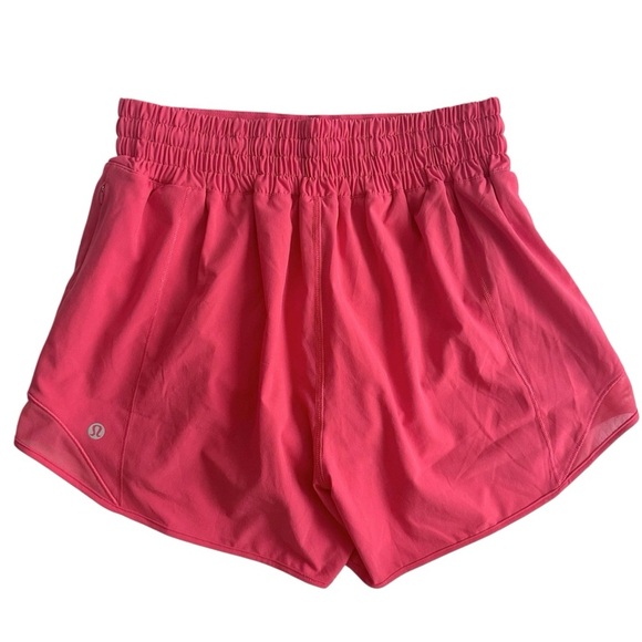 Lululemon Hotty Hot High-Rise Lined Short 4" - Glaze Pink SZ 6 - Picture 6 of 6
